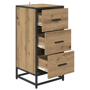 vidaXL Sideboard Artisan Oak 35.5 x 35 x 76 cm
