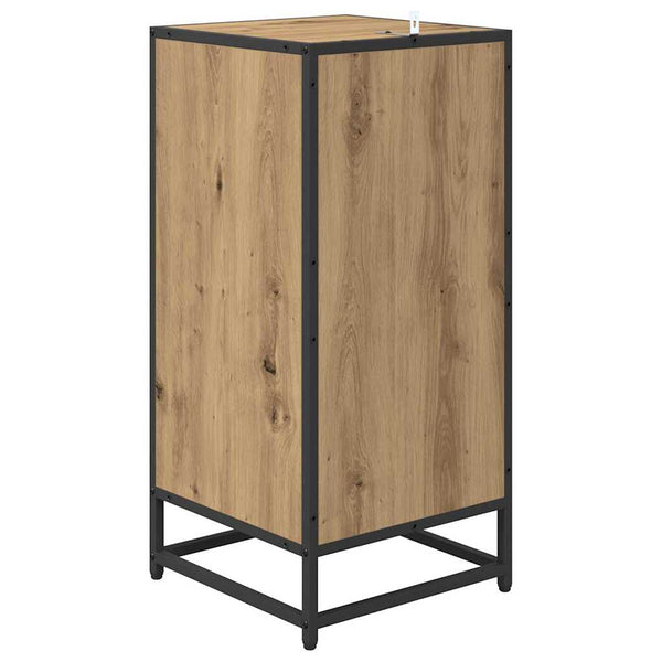 vidaXL Sideboard Artisan Oak 35.5 x 35 x 76 cm