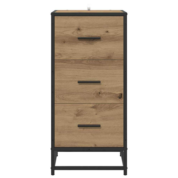 vidaXL Sideboard Artisan Oak 35.5 x 35 x 76 cm