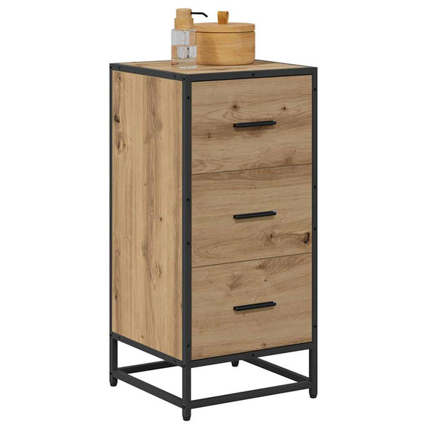 vidaXL Sideboard Artisan Oak 35.5 x 35 x 76 cm