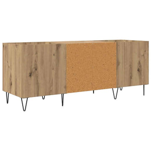 vidaXL Vinyl Record Cabinet with Shelf Artisan Oak 121 x 38 x 48 cm