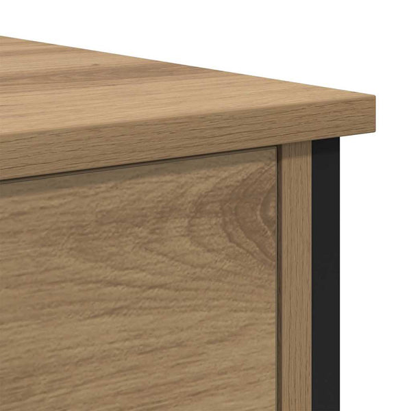 vidaXL Bedside Cabinet Artisan Oak 34 x 35.5 x 45 cm Engineered Wood