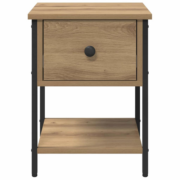 vidaXL Bedside Cabinet Artisan Oak 34 x 35.5 x 45 cm Engineered Wood
