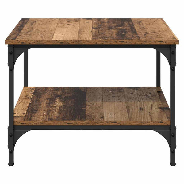 vidaXL Coffee table Reclaimed wood 55 x 55 x 40 cm Engineered wood