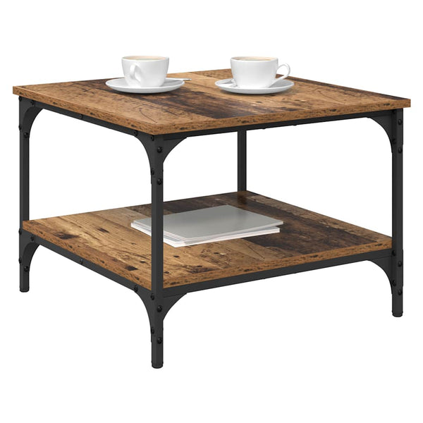 vidaXL Coffee table Reclaimed wood 55 x 55 x 40 cm Engineered wood