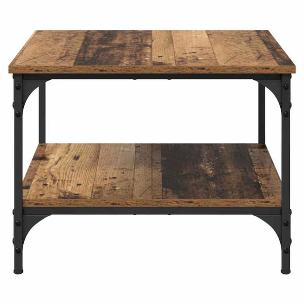 vidaXL Coffee table Reclaimed wood 55 x 55 x 40 cm Engineered wood