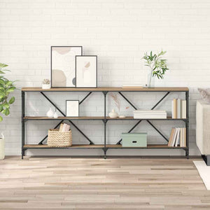 vidaXL Console Table Artisan Oak 180 x 30 x 75 cm Engineered Wood