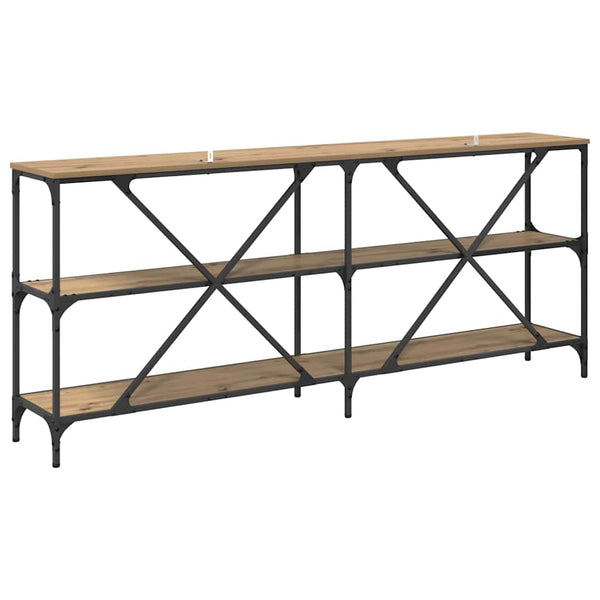 vidaXL Console Table Artisan Oak 180 x 30 x 75 cm Engineered Wood