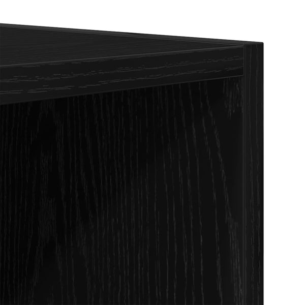 vidaXL TV Cabinet Black Oak-look 103.5x30x50 cm