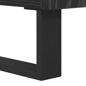 vidaXL TV Cabinet Black Oak-look 103.5x30x50 cm