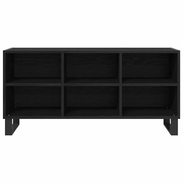 vidaXL TV Cabinet Black Oak-look 103.5x30x50 cm