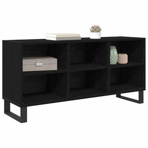vidaXL TV Cabinet Black Oak-look 103.5x30x50 cm
