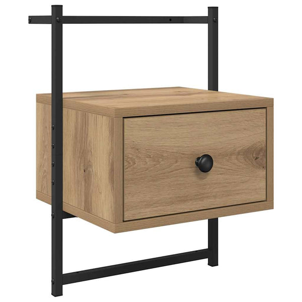 vidaXL Nightstand 2 pcs Artisan Oak 35 x 30 x 51 cm Engineered Wood