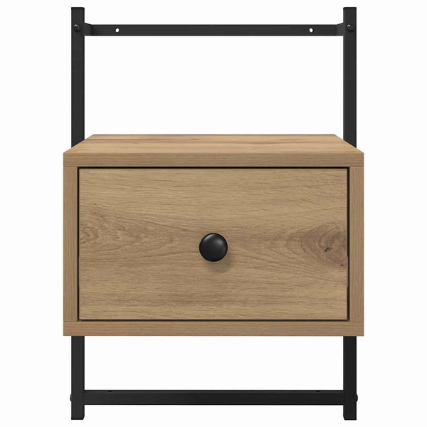 vidaXL Nightstand 2 pcs Artisan Oak 35 x 30 x 51 cm Engineered Wood