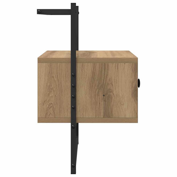 vidaXL Nightstand 2 pcs Artisan Oak 35 x 30 x 51 cm Engineered Wood