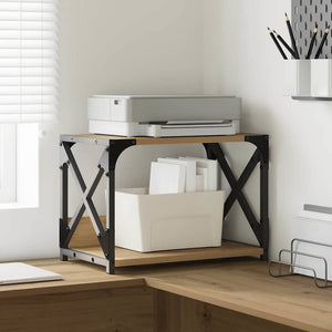 vidaXL Printer Stand Artisan Oak 44 x 26 x 31.5 cm Engineered Wood