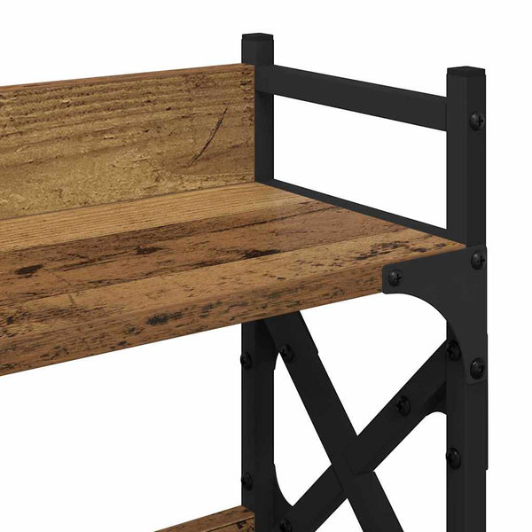 vidaXL Printer Stand Reclaimed Wood 40 x 20 x 40 cm Engineered Wood