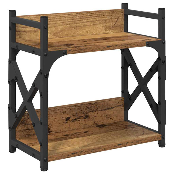 vidaXL Printer Stand Reclaimed Wood 40 x 20 x 40 cm Engineered Wood