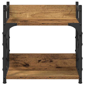 vidaXL Printer Stand Reclaimed Wood 40 x 20 x 40 cm Engineered Wood