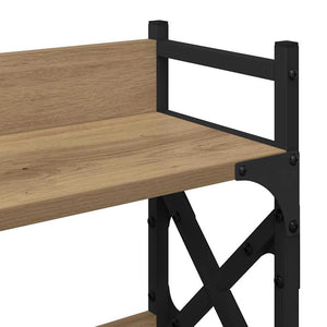 vidaXL Printer Stand Artisan Oak 40x20x40 cm Engineered Wood