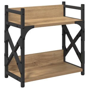 vidaXL Printer Stand Artisan Oak 40x20x40 cm Engineered Wood
