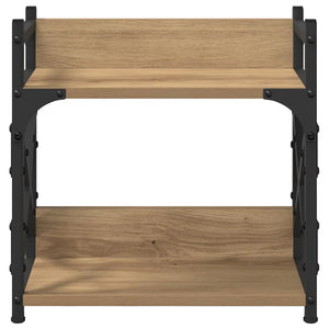 vidaXL Printer Stand Artisan Oak 40x20x40 cm Engineered Wood