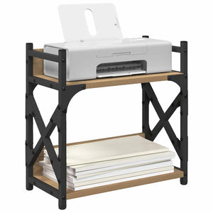 vidaXL Printer Stand Artisan Oak 40x20x40 cm Engineered Wood