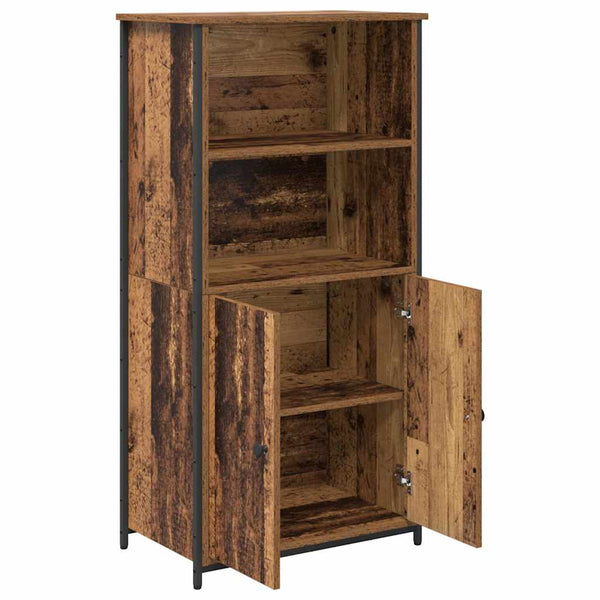 vidaXL Highboard Reclaimed Wood 62 x 36 x 121.5 cm Engineered Wood