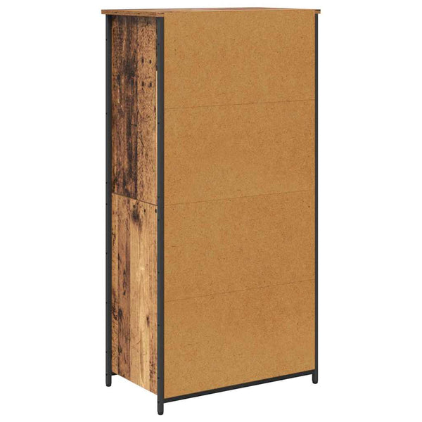 vidaXL Highboard Reclaimed Wood 62 x 36 x 121.5 cm Engineered Wood