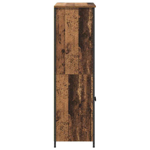 vidaXL Highboard Reclaimed Wood 62 x 36 x 121.5 cm Engineered Wood