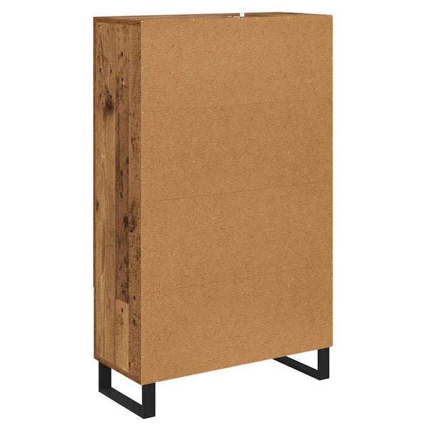 vidaXL Highboard Reclaimed Wood 69.5 x 30 x 115 cm Engineered Wood