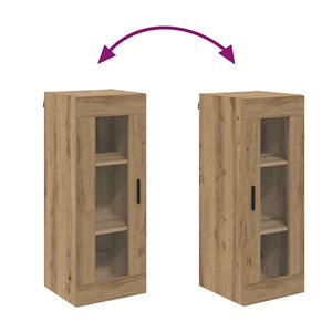 vidaXL Wall Cabinet Artisan Oak 34.5 x 34 x 90 cm