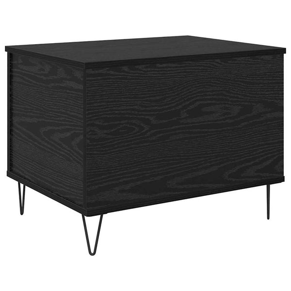 vidaXL Coffee Table Black Oak-Look 60 x 44.5 x 45 cm Engineered Wood