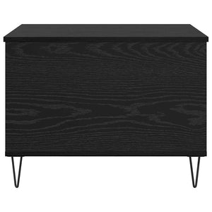 vidaXL Coffee Table Black Oak-Look 60 x 44.5 x 45 cm Engineered Wood
