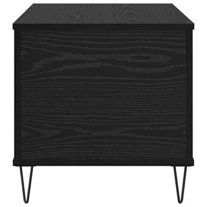 vidaXL Coffee Table Black Oak-Look 60 x 44.5 x 45 cm Engineered Wood