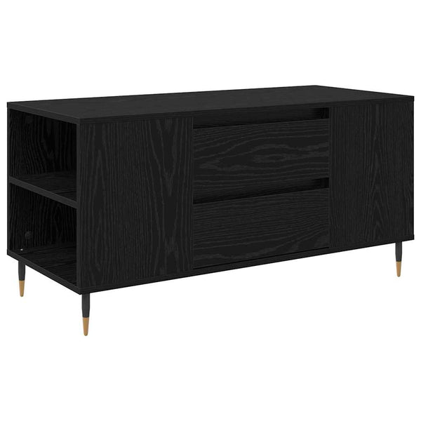 vidaXL Coffee Table Black Oak-Look 102 x 44.5 x 50 cm
