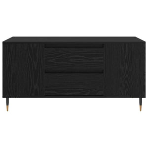 vidaXL Coffee Table Black Oak-Look 102 x 44.5 x 50 cm