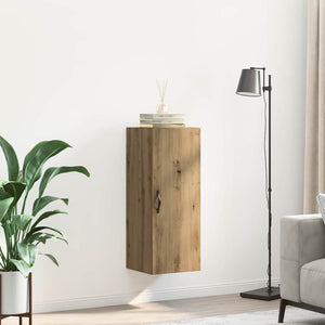 vidaXL Wall Cabinet Artisan Oak 34.5 x 34 x 90 cm Engineered Wood