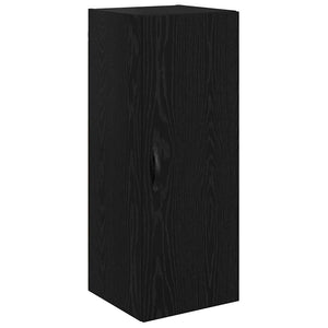 vidaXL Wall Cabinet Black Oak Look 34.5 x 34 x 90 cm