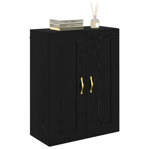 vidaXL Wall Cabinet Black Oak Look 69.5 x 34 x 90 cm