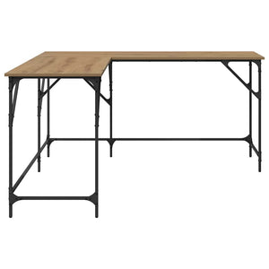 vidaXL Corner Desk Artisan Oak 149 x 149 x 75 cm Engineered Wood