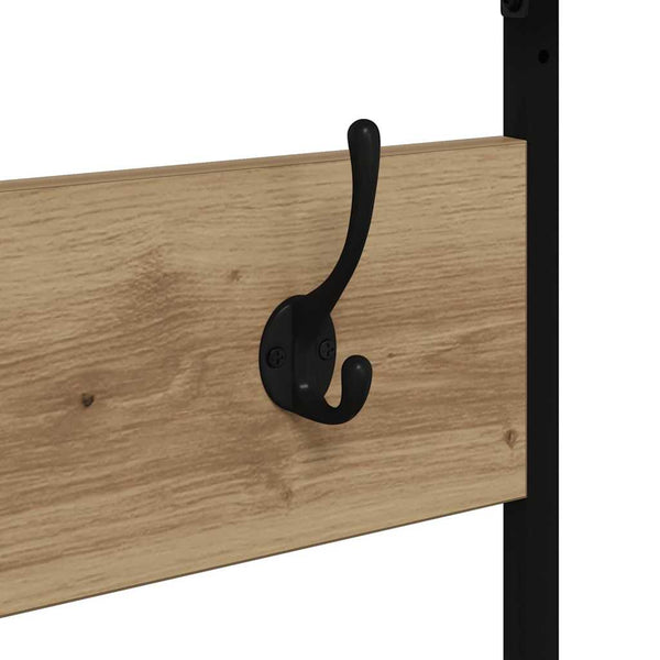 vidaXL Garment Rack Artisan Oak 100 x 41 x 184 cm Engineered Wood