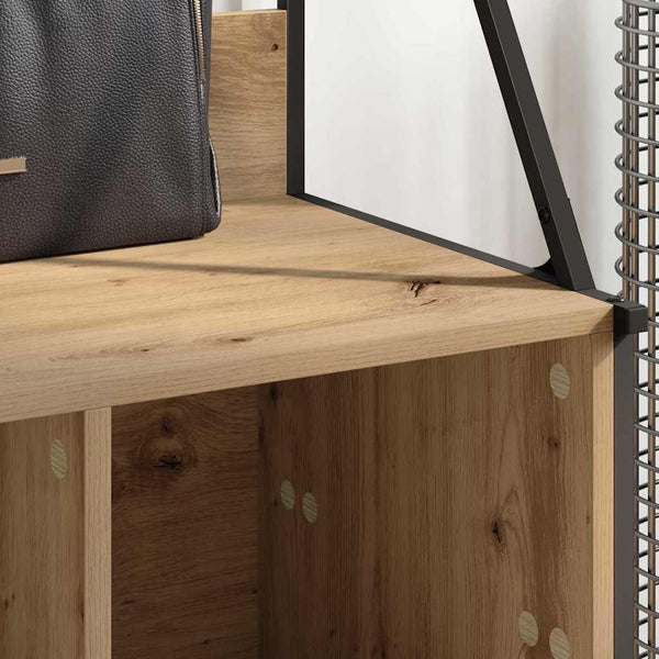 vidaXL Garment Rack Artisan Oak 100 x 41 x 184 cm Engineered Wood