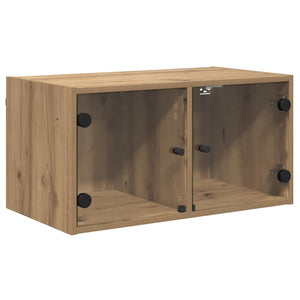 vidaXL Wall Cabinets 2 pcs Artisan Oak 68 x 37 x 35 cm Engineered Wood