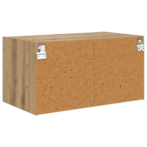 vidaXL Wall Cabinets 2 pcs Artisan Oak 68 x 37 x 35 cm Engineered Wood