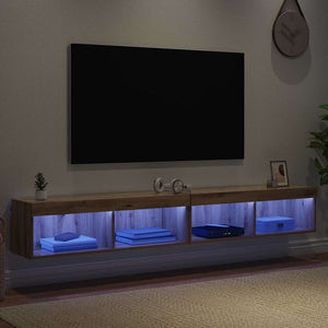 LED TV-Schrank Set Artisan Eiche