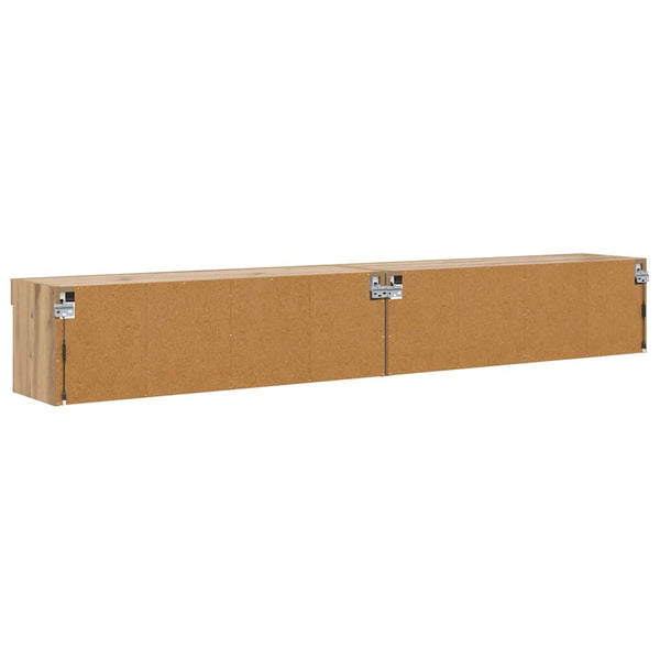 LED TV-Schrank Set Artisan Eiche