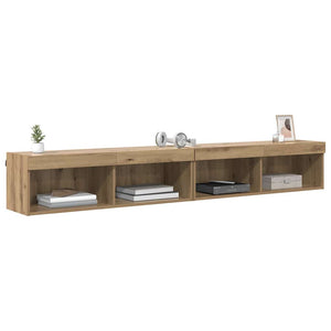 LED TV-Schrank Set Artisan Eiche
