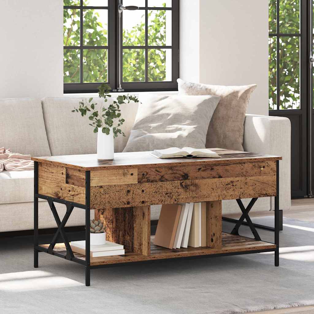 Couchtisch Altholz 100x55 cm