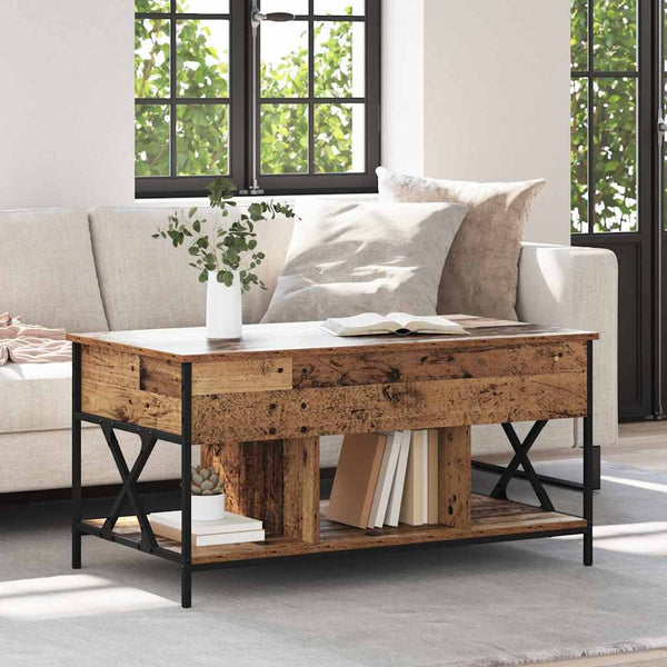 Couchtisch Altholz 100x55 cm